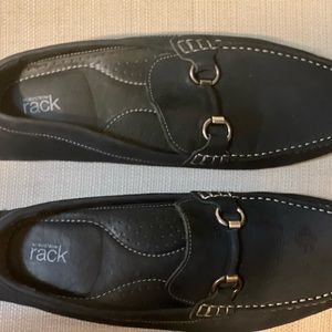 Mens size 10 suede royal blue loafers Nordstrom rack